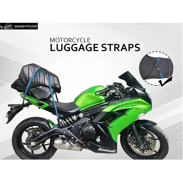 Motorbike Luggage Straps (Bungee Cord) (Set of 2)